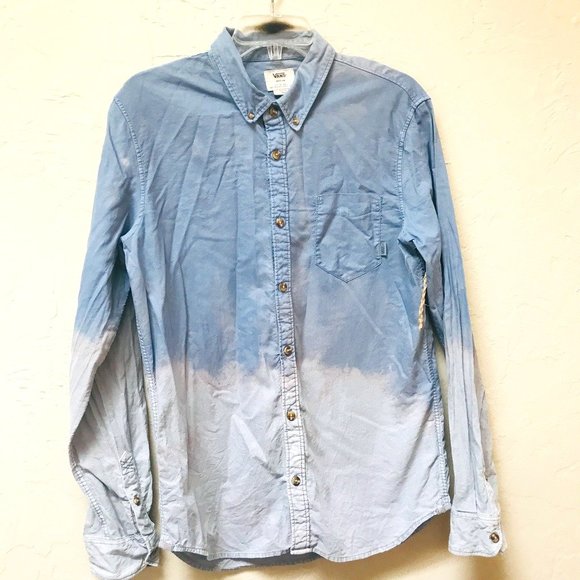 Vans Other - Vans NwT x Custom x Shirt Blue Acid wash Medium